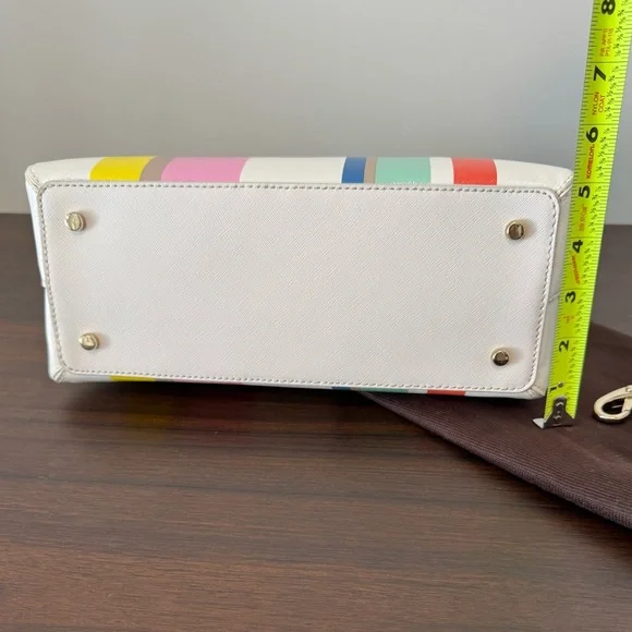 Kate Spade NWT - Cedar Street Multi Striped bag, dust bag included - Picture 8 of 11